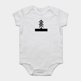 Pine tree figurine : Baby Bodysuit